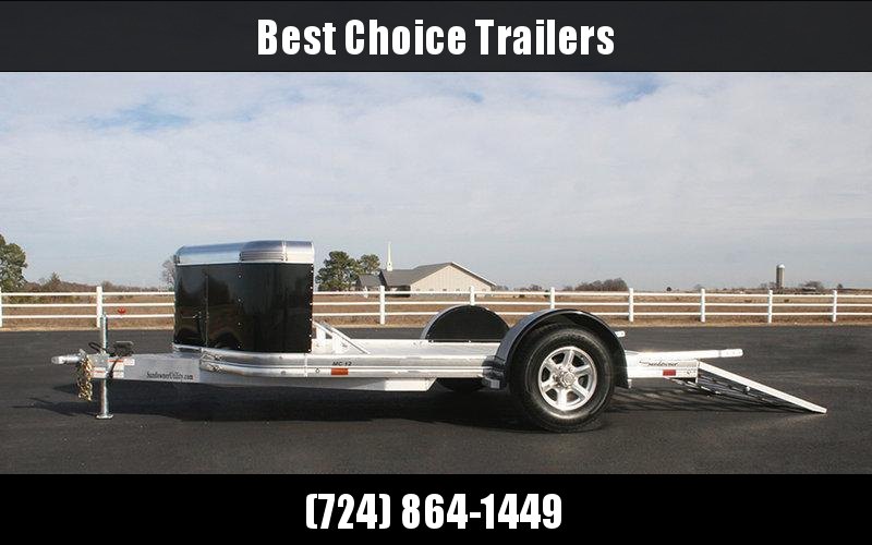 2018 Sundowner 7x12' All Aluminum Deluxe Motorcycle Trailer 4025# GVW MC12 * ALL ALUMINUM * EXTRUDED FLOOR * PAINTED FENDERS * SPARE TIRE * BRAKES 2018 Sundowner 7x12' All Aluminum Deluxe Motorcycle Trailer 4025# GVW MC12 * ALL ALUMINUM * EXTRUDED FLOOR * PAINTED FENDERS * SPARE TIRE * BRAKES