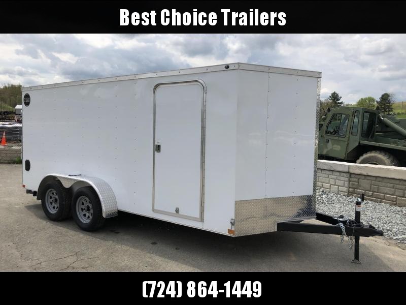 2018 Wells Cargo 7x16' VG300 Enclosed Cargo Trailer 7000# GVW * WHITE * CLEARANCE PRICED 2018 Wells Cargo 7x16' VG300 Enclosed Cargo Trailer 7000# GVW * WHITE * CLEARANCE PRICED