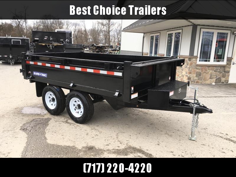 2018 Sure-Trac 6x10' SD Deckover Dump Trailer 9900# GVW * FOLD DOWN SIDES * HIGH SIDES * BARN DOORS 2018 Sure-Trac 6x10' SD Deckover Dump Trailer 9900# GVW * FOLD DOWN SIDES * HIGH SIDES * BARN DOORS