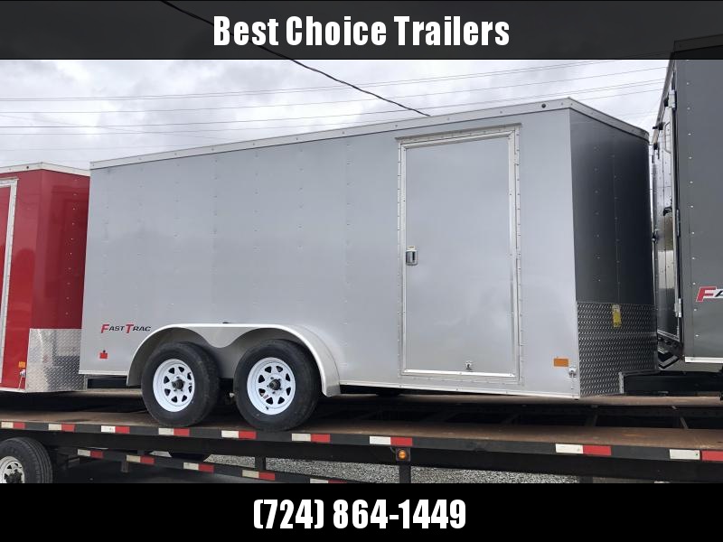 2019 Wells Cargo 7x14' Fastrac Enclosed Cargo Trailer 7000# GVW * SILVER * V-NOSE * RAMP DOOR 2019 Wells Cargo 7x14' Fastrac Enclosed Cargo Trailer 7000# GVW * SILVER * V-NOSE * RAMP DOOR