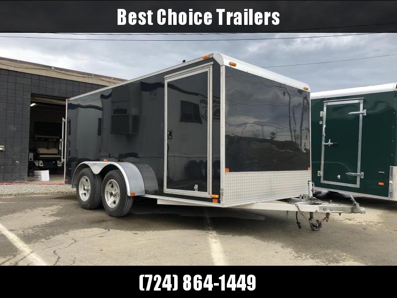 USED 2006 Thule 7X14' Aluminum Enclosed Cargo Trailer 7000# GVW * MOTORCYCLE PACKAGE * LOADED USED 2006 Thule 7X14' Aluminum Enclosed Cargo Trailer 7000# GVW * MOTORCYCLE PACKAGE * LOADED