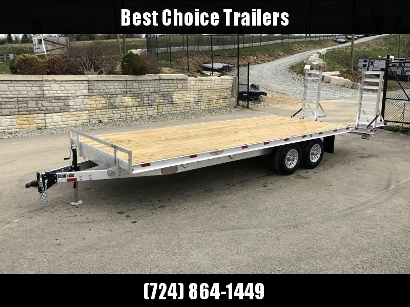 2020 H&H 102x16+4 Aluminum Deckover Equipment Trailer 9900# * ALUMINUM STAND UP RAMPS 2020 H&H 102x16+4 Aluminum Deckover Equipment Trailer 9900# * ALUMINUM STAND UP RAMPS