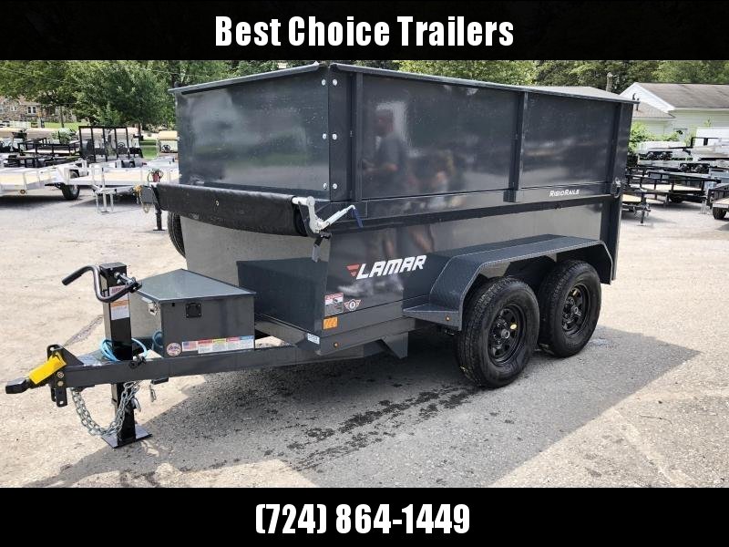 2019 Lamar 5x10' DS60 Dump Trailer 7000# GVW - DELUXE * 12K JACK * RAMPS * TARP * SPARE & MOUNT * 2' HIGH SIDES * 2' SOLID EXTENSIONS 2019 Lamar 5x10' DS60 Dump Trailer 7000# GVW - DELUXE * 12K JACK * RAMPS * TARP * SPARE & MOUNT * 2' HIGH SIDES * 2' SOLID EXTENSIONS