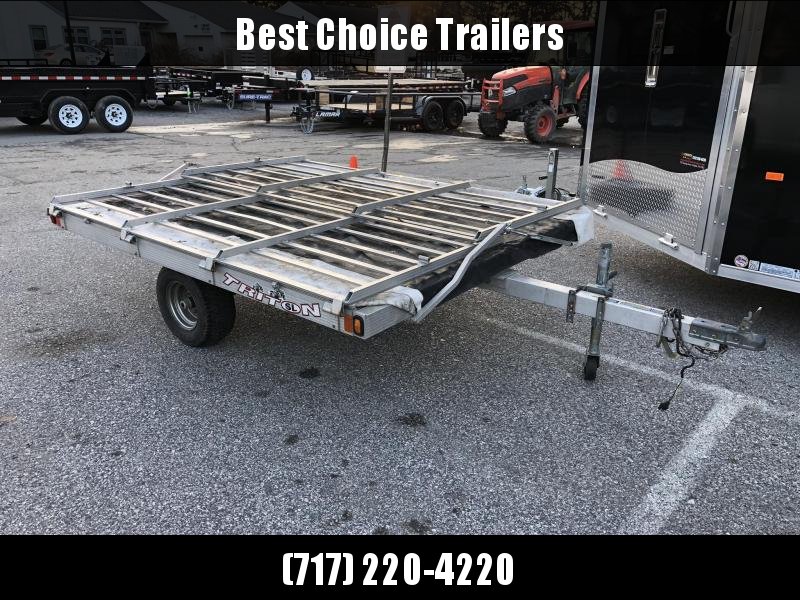 USED Triton 2-place ATV Hauler Aluminum Utility Trailer 1880# GVW USED Triton 2-place ATV Hauler Aluminum Utility Trailer 1880# GVW