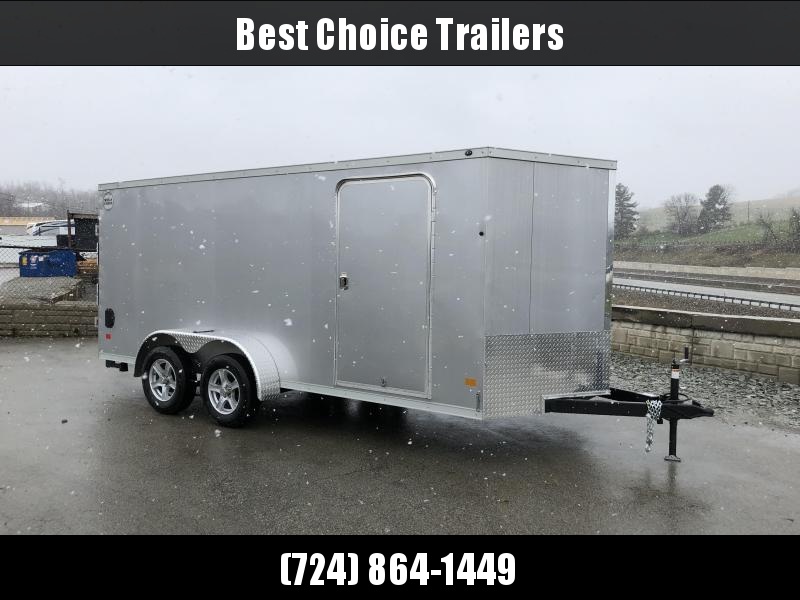 2018 Wells Cargo 7x16' VG500 Enclosed Cargo Trailer 7000# GVW * SILVER 2018 Wells Cargo 7x16' VG500 Enclosed Cargo Trailer 7000# GVW * SILVER