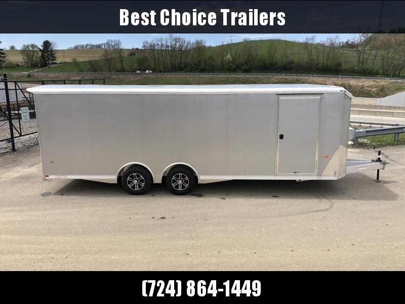 2019 NEO Trailers NACX2485R Liberator Enclosed Car Trailer 9990# GVW SILVER * FULL ESCAPE DOOR * EXTRUDED ALUMINUM FLOOR/RAMP * 5200# TORSION * BULLNOSE * SPREAD AXLE * DRT REAR SPOILER * NXP RAMP 2019 NEO Trailers NACX2485R Liberator Enclosed Car Trailer 9990# GVW SILVER * FULL ESCAPE DOOR * EXTRUDED ALUMINUM FLOOR/RAMP * 5200# TORSION * BULLNOSE * SPREAD AXLE * DRT REAR SPOILER * NXP RAMP