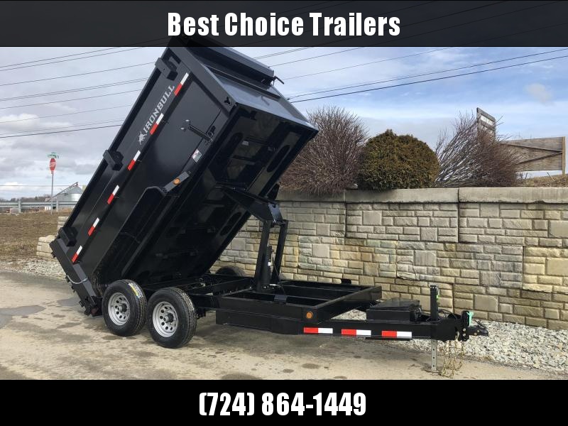 2019 Iron Bull 6x12' 4' HIGH SIDE Dump Trailer 9990# GVW * RAMPS * TARP * SCISSOR * 4' HIGH SIDES * I-BEAM FRAME 2019 Iron Bull 6x12' 4' HIGH SIDE Dump Trailer 9990# GVW * RAMPS * TARP * SCISSOR * 4' HIGH SIDES * I-BEAM FRAME