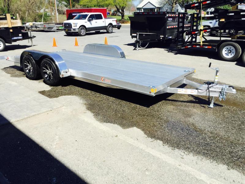 2018 Kiefer 7x20' 7000# Aluminum Car Hauler TORSION EXTRUDED FLOOR ALUMINUM WHEELS LOW LOAD ANGLE 6' RAMPS 2018 Kiefer 7x20' 7000# Aluminum Car Hauler TORSION EXTRUDED FLOOR ALUMINUM WHEELS LOW LOAD ANGLE 6' RAMPS