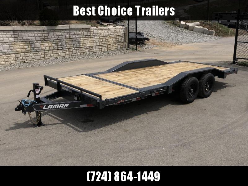2019 Lamar Gravity Tilt Equipment Trailer 102x16+4 14000# GVW * Torsion * Stop Valve * 102" Deck * Drive over fenders * Charcoal w/ black wheels 2019 Lamar Gravity Tilt Equipment Trailer 102x16+4 14000# GVW * Torsion * Stop Valve * 102" Deck * Drive over fenders * Charcoal w/ black wheels