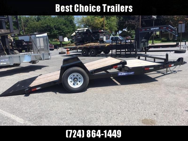 2018 Sure-Trac 78"x12+4' Tilt Equipment Trailer Scissor Hauler 7800# GVW * OAK DECK * CLEARANCE - FREE ALUMINUM WHEELS 2018 Sure-Trac 78"x12+4' Tilt Equipment Trailer Scissor Hauler 7800# GVW * OAK DECK * CLEARANCE - FREE ALUMINUM WHEELS