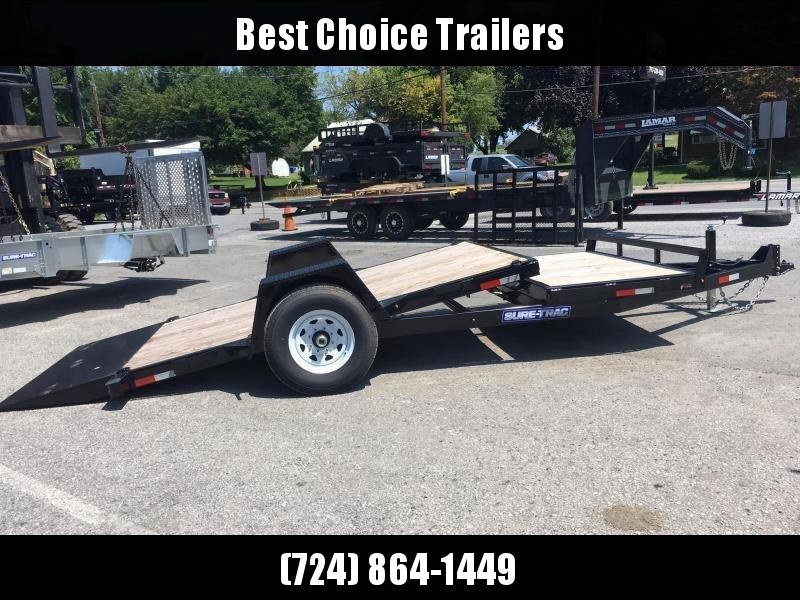 2018 Sure-Trac 78"x12+4' Tilt Equipment Trailer Scissor Hauler 7800# GVW * OAK DECK * CLEARANCE - FREE ALUMINUM WHEELS 2018 Sure-Trac 78"x12+4' Tilt Equipment Trailer Scissor Hauler 7800# GVW * OAK DECK * CLEARANCE - FREE ALUMINUM WHEELS