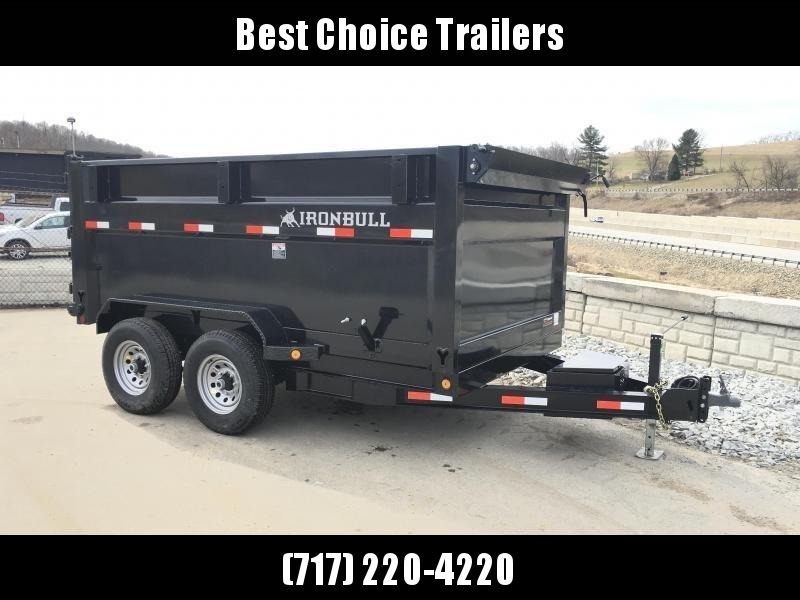 2018 Iron Bull 7x12' 4' HIGH SIDE Dump Trailer 14000# GVW RAMPS * TARP * SCISSOR 2018 Iron Bull 7x12' 4' HIGH SIDE Dump Trailer 14000# GVW RAMPS * TARP * SCISSOR
