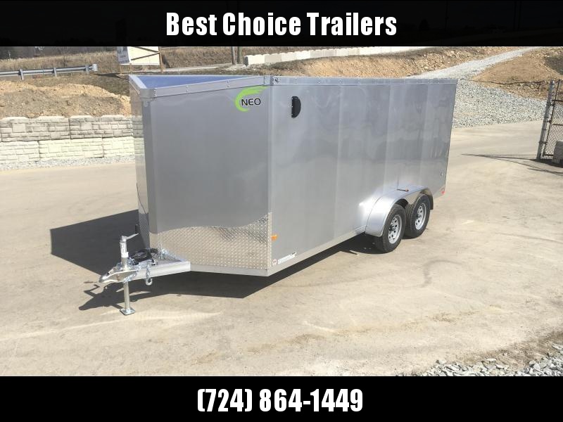 2019 Neo 7x16 NAVF Aluminum Enclosed Cargo Trailer * RAMP DOOR 2019 Neo 7x16 NAVF Aluminum Enclosed Cargo Trailer * RAMP DOOR