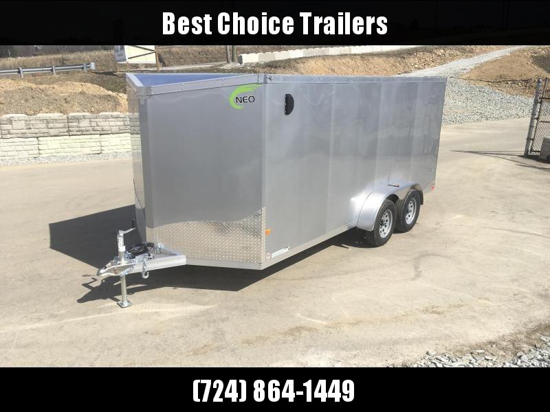 2019 Neo 7x16 NAVF Aluminum Enclosed Cargo Trailer * RAMP DOOR 2019 Neo 7x16 NAVF Aluminum Enclosed Cargo Trailer * RAMP DOOR