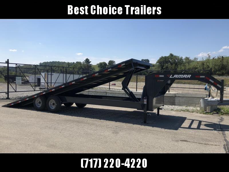 2019 Lamar GFA 102x26' Gooseneck Deckover Tilt Trailer 14000# GVW * 14-PLY TIRES & SPARE * SIDE TOOLBOX * OIL BATH * CHARCOAL POWDERCOAT & MORE 2019 Lamar GFA 102x26' Gooseneck Deckover Tilt Trailer 14000# GVW * 14-PLY TIRES & SPARE * SIDE TOOLBOX * OIL BATH * CHARCOAL POWDERCOAT & MORE