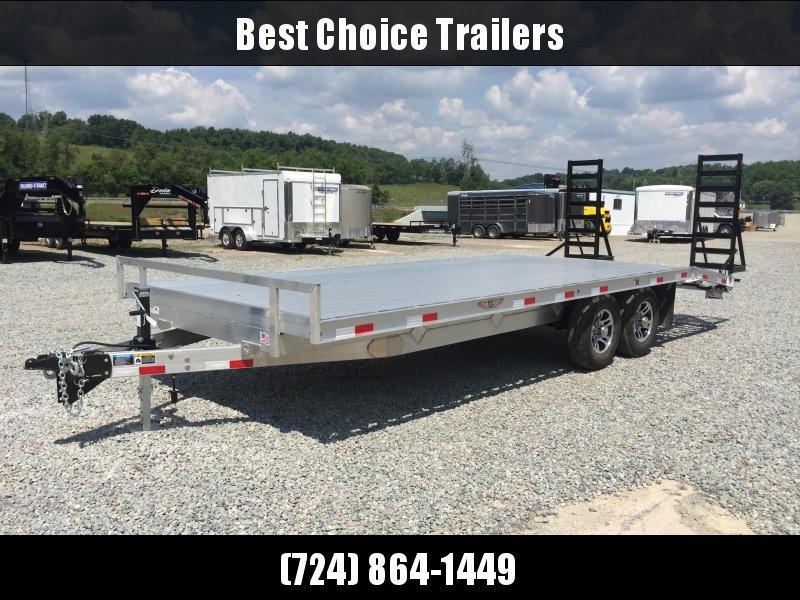 2017 H&H 102x18+4 Aluminum Deckover Equipment Trailer 14000# * TORSION * EXTRUDED ALUMINUM FLOOR * SKIDSTEER RAMPS * CLEARANCE 2017 H&H 102x18+4 Aluminum Deckover Equipment Trailer 14000# * TORSION * EXTRUDED ALUMINUM FLOOR * SKIDSTEER RAMPS * CLEARANCE