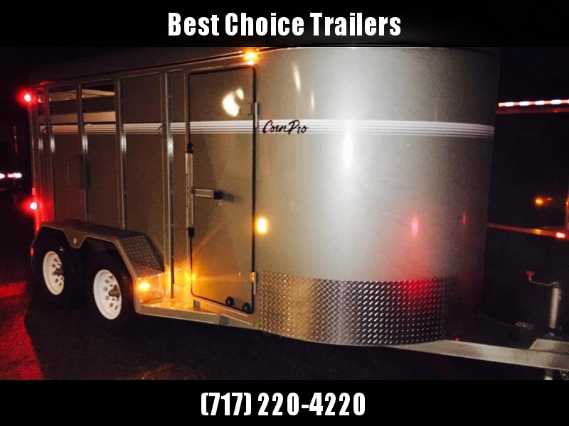 2018 Corn Pro SB14-7S 2-Horse Slant Load Combo Livestock * 2 HORSE SLANT PACKAGE * 7' WIDTH * 7' HEIGHT 2018 Corn Pro SB14-7S 2-Horse Slant Load Combo Livestock * 2 HORSE SLANT PACKAGE * 7' WIDTH * 7' HEIGHT