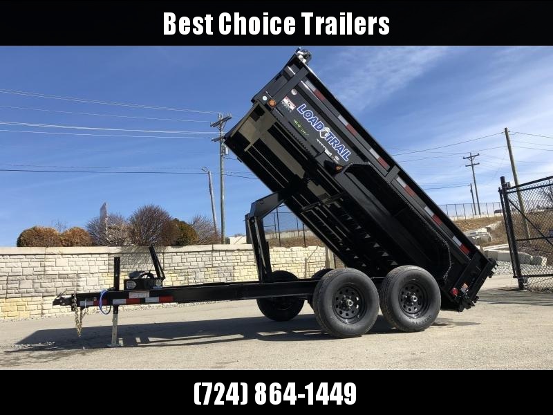 2019 Load Trail 6x12' Dump Trailer 9990# GVW * DT7212052 * 2' SIDES * 3-WAY GATE * I-BEAM FRAME * TARP KIT * SCISSOR HOIST * 16" RUBBER * 6" TUBE BED FRAME * 110V CHARGER * DEXTER'S * 2-3-2 * POWDER PRIMER 2019 Load Trail 6x12' Dump Trailer 9990# GVW * DT7212052 * 2' SIDES * 3-WAY GATE * I-BEAM FRAME * TARP KIT * SCISSOR HOIST * 16" RUBBER * 6" TUBE BED FRAME * 110V CHARGER * DEXTER'S * 2-3-2 * POWDER PRIMER