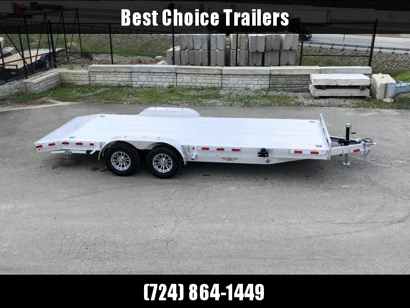 2019 H&H 7x20' Aluminum Car Trailer 9990# GVW * LOADED * EXTRUDED ALUMINUM FLOOR * TORSION AXLES * SWIVEL D-RINGS * EXTRA STAKE POCKETS 2019 H&H 7x20' Aluminum Car Trailer 9990# GVW * LOADED * EXTRUDED ALUMINUM FLOOR * TORSION AXLES * SWIVEL D-RINGS * EXTRA STAKE POCKETS