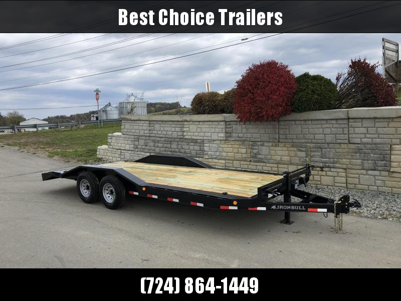 2019 Iron Bull 102"x22' Wood Deck Car Trailer 14000# GVW * 102" DECK * DRIVE OVER FENDERS 2019 Iron Bull 102"x22' Wood Deck Car Trailer 14000# GVW * 102" DECK * DRIVE OVER FENDERS