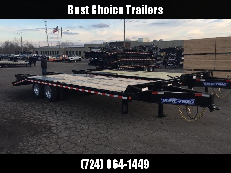 2018 Sure-Trac 102x20+5 22K Pintle Beavertail Deckover Trailer Pierced Frame OAK DECK & RAMPS PAVER TRAILER * HUTCH SUSPENSION * 12 D-RINGS * TOOLBOX * OAK RAMPS/TAIL/DECK * 2ND JACK 2018 Sure-Trac 102x20+5 22K Pintle Beavertail Deckover Trailer Pierced Frame OAK DECK & RAMPS PAVER TRAILER * HUTCH SUSPENSION * 12 D-RINGS * TOOLBOX * OAK RAMPS/TAIL/DECK * 2ND JACK