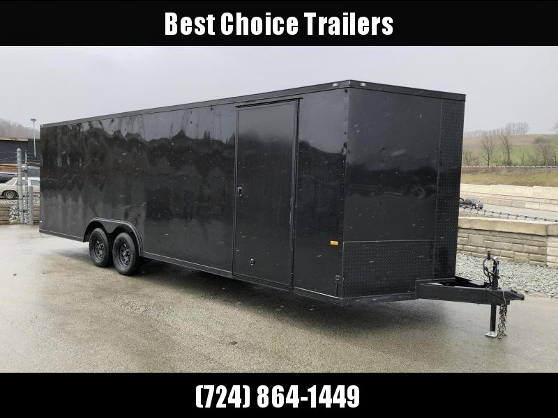 2018 Rock Solid 8.5x20' Enclosed Car Trailer 7000# GVW - BLACKOUT PACKAGE 2018 Rock Solid 8.5x20' Enclosed Car Trailer 7000# GVW - BLACKOUT PACKAGE