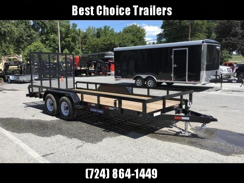 2018 Sure-Trac 7x18 Tube Top Utility Landscape Trailer 9900# GVW * PROFESSIONAL LANDSCAPE SERIES * 5' HD GATE * REINFORCED GATE 2018 Sure-Trac 7x18 Tube Top Utility Landscape Trailer 9900# GVW * PROFESSIONAL LANDSCAPE SERIES * 5' HD GATE * REINFORCED GATE