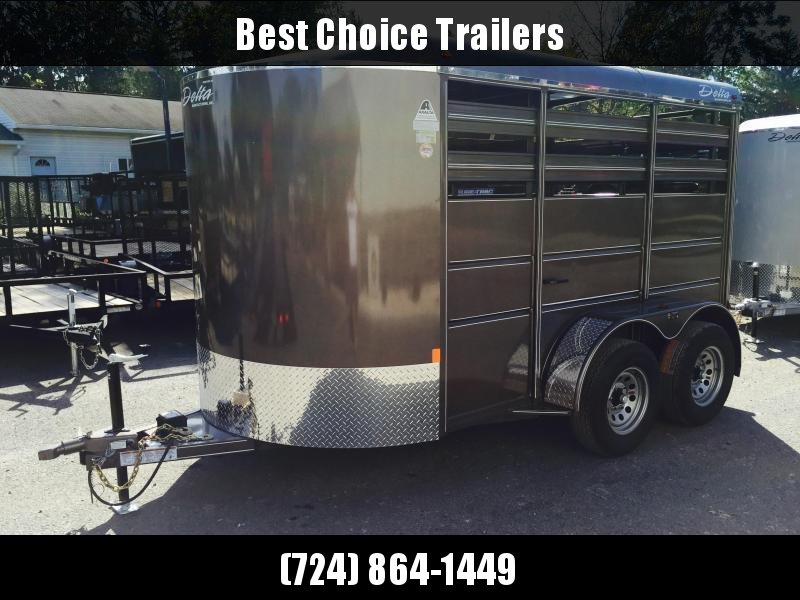 2018 Delta 12' Livestock Trailer 500ES Beige * CLEARANCE - FREE ALUMINUM WHEELS 2018 Delta 12' Livestock Trailer 500ES Beige * CLEARANCE - FREE ALUMINUM WHEELS