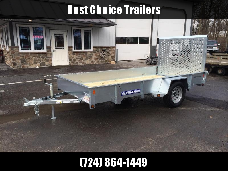 2018 Sure-Trac 6x12' Galvanized High Side Utility Trailer 2990# GVW 2018 Sure-Trac 6x12' Galvanized High Side Utility Trailer 2990# GVW