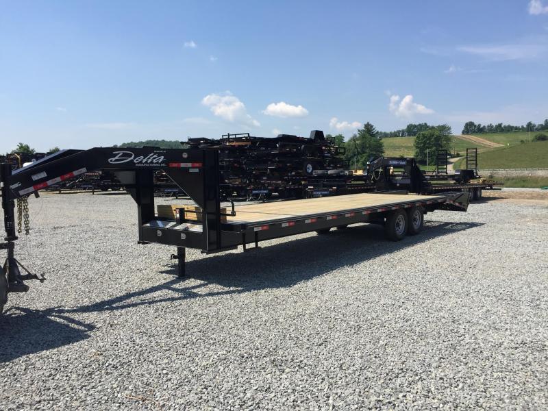 2017 Delta 25+5 Gooseneck Deckover Trailer 14000# GVW 2017 Delta 25+5 Gooseneck Deckover Trailer 14000# GVW