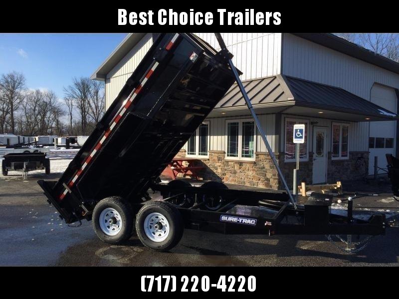 2019 Sure-Trac 7x14' LowPro HD Dump Trailer 14000# GVW - TELESCOPIC HOIST 2019 Sure-Trac 7x14' LowPro HD Dump Trailer 14000# GVW - TELESCOPIC HOIST