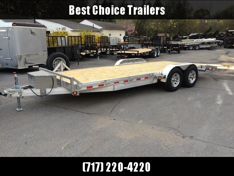 2017 QSA 7x20' Aluminum Car Trailer 9850# GVW * TORSION * ALUMINUM WHEELS 2017 QSA 7x20' Aluminum Car Trailer 9850# GVW * TORSION * ALUMINUM WHEELS