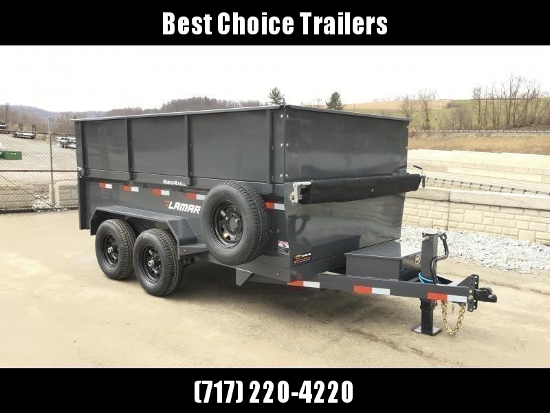2018 Lamar DM10 77x12' 9990# Low Profile Dump Trailer 4' HIGH SIDES * 12K JACK * TARP KIT * ADJUSTABLE COUPLER * CHARCOAL * SPARE TIRE & MOUNT 2018 Lamar DM10 77x12' 9990# Low Profile Dump Trailer 4' HIGH SIDES * 12K JACK * TARP KIT * ADJUSTABLE COUPLER * CHARCOAL * SPARE TIRE & MOUNT