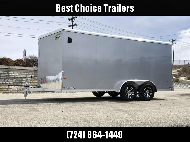 2020 Neo 7x16 NAVR Aluminum Enclosed Cargo Trailer * RAMP DOOR * ALUMINUM WHEELS * 16" O.C. FLOOR * PLASTIC VENTS * PRO STAB JACKS 2020 Neo 7x16 NAVR Aluminum Enclosed Cargo Trailer * RAMP DOOR * ALUMINUM WHEELS * 16" O.C. FLOOR * PLASTIC VENTS * PRO STAB JACKS