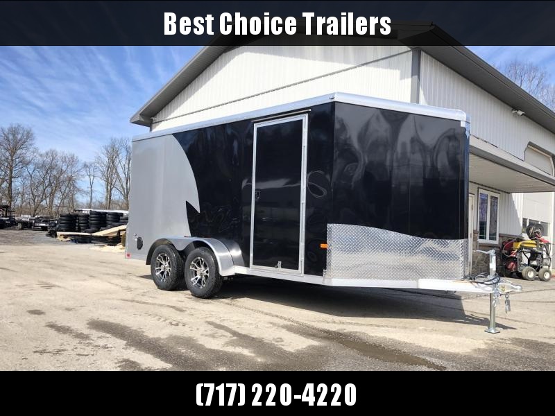 2019 Neo 7x14 NAMR Aluminum Enclosed Motorcycle Trailer * VINYL WALLS * ALUMINUM WHEELS * +6" HEIGHT * NUDO FLOOR & RAMP * BLACK & SILVER 2019 Neo 7x14 NAMR Aluminum Enclosed Motorcycle Trailer * VINYL WALLS * ALUMINUM WHEELS * +6" HEIGHT * NUDO FLOOR & RAMP * BLACK & SILVER