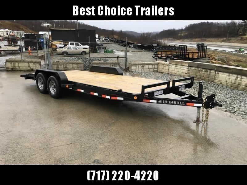 2018 Iron Bull 7x20' Wood Deck Car Trailer 9990# GVW * CLEARANCE - FREE ALUMINUM WHEELS in Ashburn, VA 2018 Iron Bull 7x20' Wood Deck Car Trailer 9990# GVW * CLEARANCE - FREE ALUMINUM WHEELS in Ashburn, VA