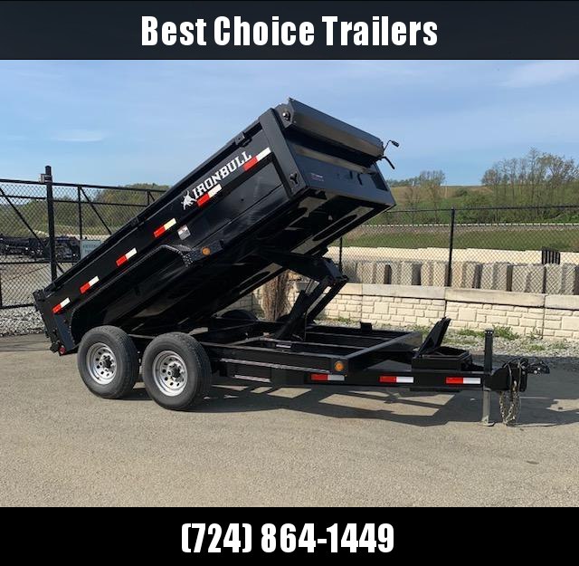 USED 2018 Iron Bull 7x12' Dump Trailer 14000# GVW RAMPS * TARP * SCISSOR * SPARE MOUNT USED 2018 Iron Bull 7x12' Dump Trailer 14000# GVW RAMPS * TARP * SCISSOR * SPARE MOUNT