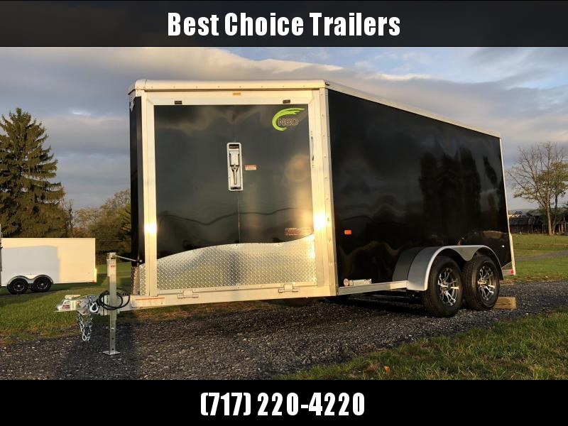 2019 Neo 7x16' Aluminum Enclosed All-Sport Trailer * BLACK * FRONT RAMP * NXP LATCHES * FLOOR TIE DOWN SYSTEM * REAR JACKSTANDS * UPGRADED 16" OC FLOOR * UPPER CABINET * UTV * ATV * Motorcycle * Snowmobile in Ashburn, VA 2019 Neo 7x16' Aluminum Enclosed All-Sport Trailer * BLACK * FRONT RAMP * NXP LATCHES * FLOOR TIE DOWN SYSTEM * REAR JACKSTANDS * UPGRADED 16" OC FLOOR * UPPER CABINET * UTV * ATV * Motorcycle * Snowmobile in Ashburn, VA