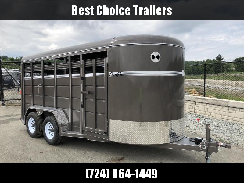 2018 CornPro 16' Livestock Trailer 7000# GVW * BEIGE 2018 CornPro 16' Livestock Trailer 7000# GVW * BEIGE