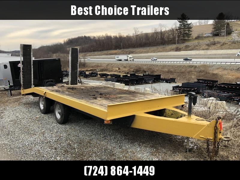 USED Gene Flatbed Trailer 8x16+4' 14000# GVW in Ashburn, VA USED Gene Flatbed Trailer 8x16+4' 14000# GVW in Ashburn, VA