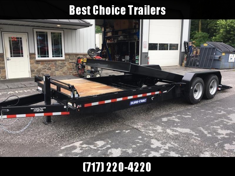 2018 Sure Trac Gravity Tilt Equipment Trailer 7'X16+4' 16000# OAK DECKING 2018 Sure Trac Gravity Tilt Equipment Trailer 7'X16+4' 16000# OAK DECKING