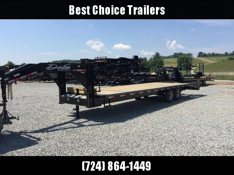 2018 Delta 25+5 Gooseneck Deckover Trailer 14000# GVW * CLEARANCE 2018 Delta 25+5 Gooseneck Deckover Trailer 14000# GVW * CLEARANCE