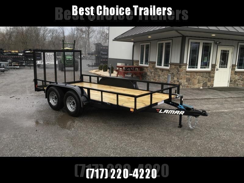 2018 Lamar 77"x14' Utility Trailer 7000# GVW - CHARCOAL 2018 Lamar 77"x14' Utility Trailer 7000# GVW - CHARCOAL