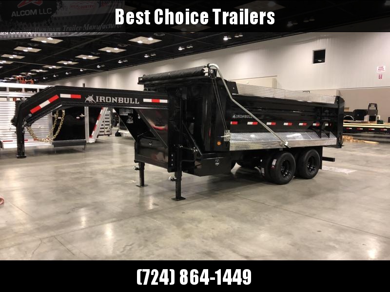 2018 Ironbull Dump Trailer 8x16' 22000# GVW Frankendump * DELUXE TARP * BLACK WHEEL * ATP PACKAGE * SIDE EXTENSIONS 2018 Ironbull Dump Trailer 8x16' 22000# GVW Frankendump * DELUXE TARP * BLACK WHEEL * ATP PACKAGE * SIDE EXTENSIONS