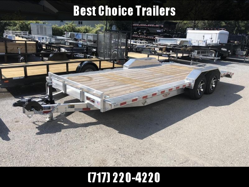 2018 H&H 102"x20' 9990# Low Profile Aluminum Car Hauler * BUGGY HAULER * HEAVY DUTY * TORSION DROP AXLES * 8" FRAME * SWIVEL D-RINGS * EXTRUDED BEAVERTAIL * 102" DECK EXTENSION * DRIVER OVER FENDERS 2018 H&H 102"x20' 9990# Low Profile Aluminum Car Hauler * BUGGY HAULER * HEAVY DUTY * TORSION DROP AXLES * 8" FRAME * SWIVEL D-RINGS * EXTRUDED BEAVERTAIL * 102" DECK EXTENSION * DRIVER OVER FENDERS