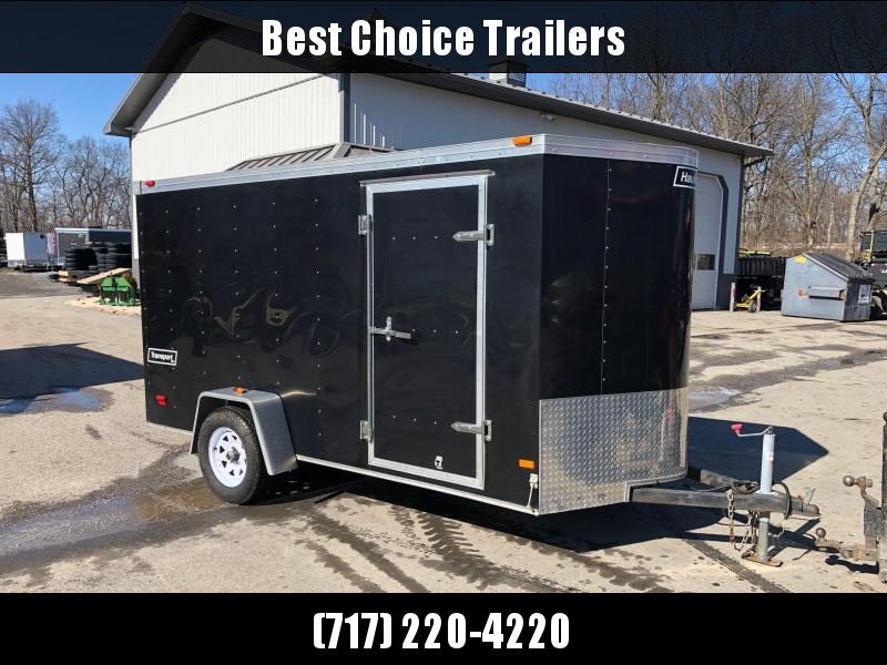 USED Haulmark Trade In Enclosed Cargo Trailer * V-NOSE * RAMP DOOR * BLACK USED Haulmark Trade In Enclosed Cargo Trailer * V-NOSE * RAMP DOOR * BLACK