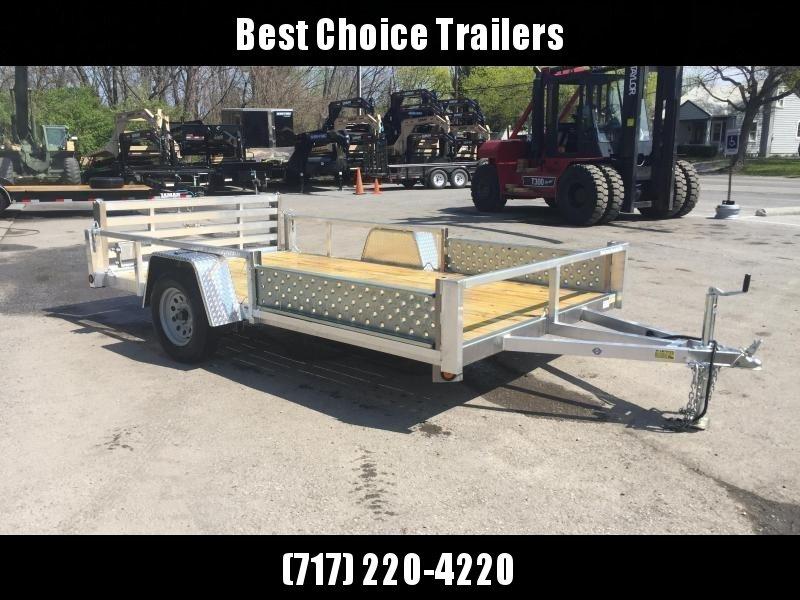 2019 QSA 7x12 Deluxe Aluminum Utility Trailer SIDE ATV RAMPS 2019 QSA 7x12 Deluxe Aluminum Utility Trailer SIDE ATV RAMPS