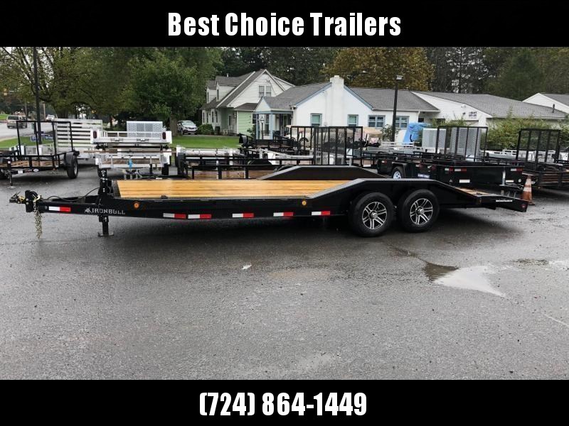2018 Iron Bull 102"x20' Wood Deck Car Trailer 9990# GVW * 102" DECK * DRIVE OVER FENDERS * CLEARANCE - FREE ALUMINUM WHEELS 2018 Iron Bull 102"x20' Wood Deck Car Trailer 9990# GVW * 102" DECK * DRIVE OVER FENDERS * CLEARANCE - FREE ALUMINUM WHEELS