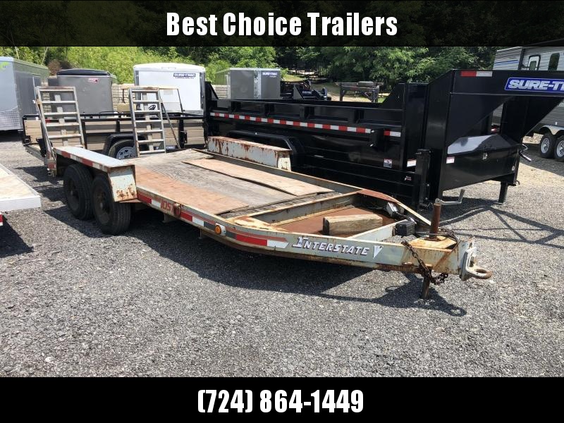 USED 1996 International 7x20' Equipment Trailer USED 1996 International 7x20' Equipment Trailer