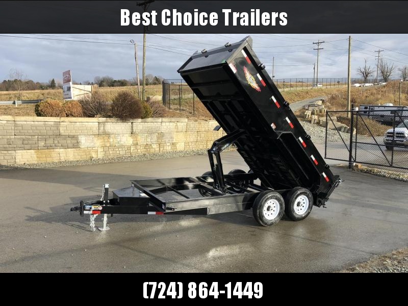 2019 H&H 7X14' 14000# Low Profile Dump Trailer H8314DBW-B-140 2019 H&H 7X14' 14000# Low Profile Dump Trailer H8314DBW-B-140